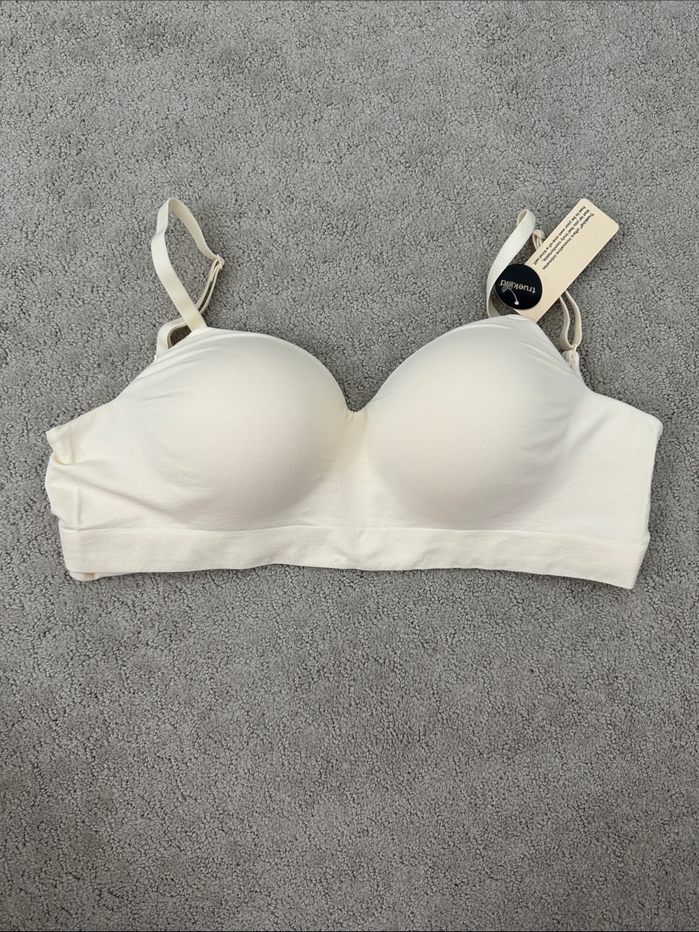 NWT Seamless Cream Everyday wireless shaping Convertible Bra size large